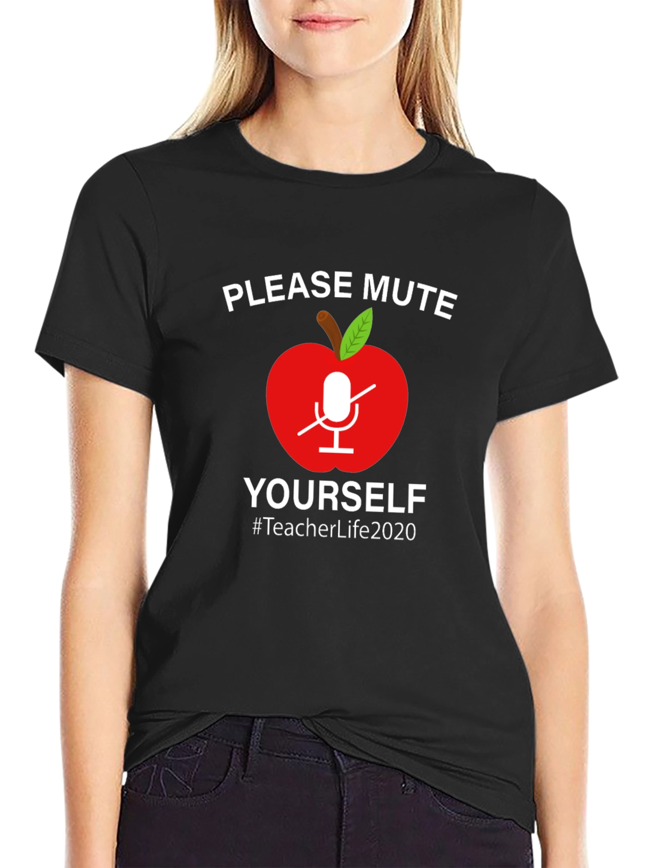 Teacher Life 2020 Mute Yourself Graphic Tee