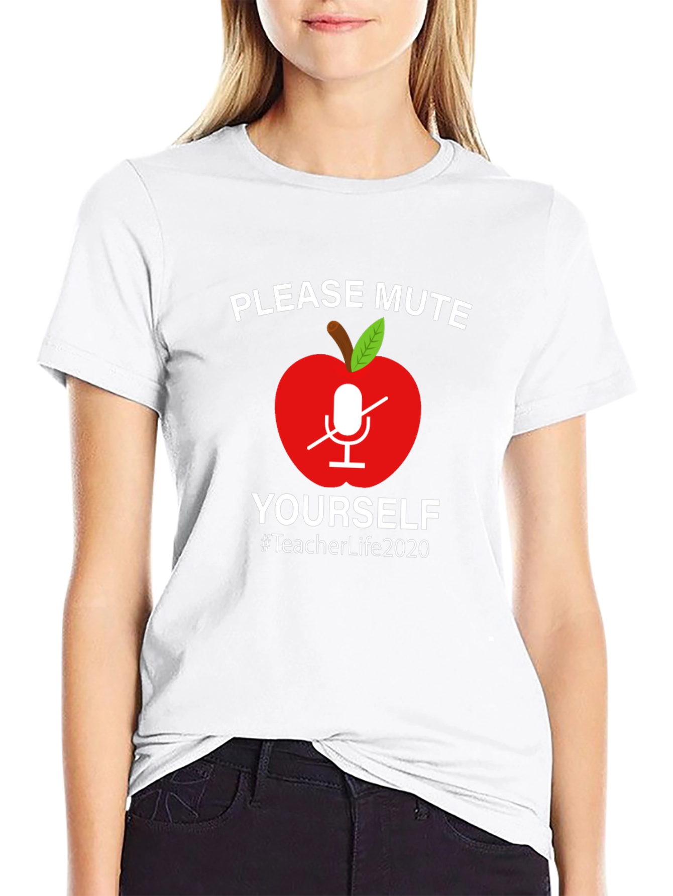 Teacher Life 2020 Mute Yourself Graphic Tee