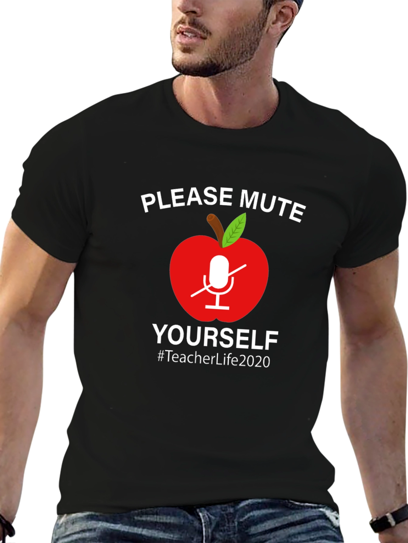 Teacher Life 2020 Mute Yourself Graphic Tee