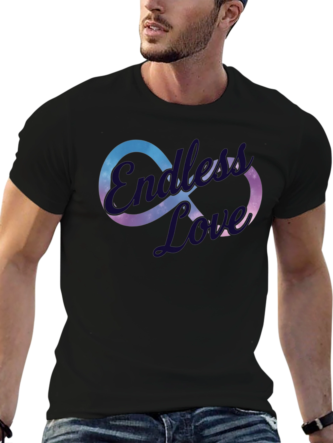 Endless Love Graphic T-Shirt - Stylish Infinity Design
