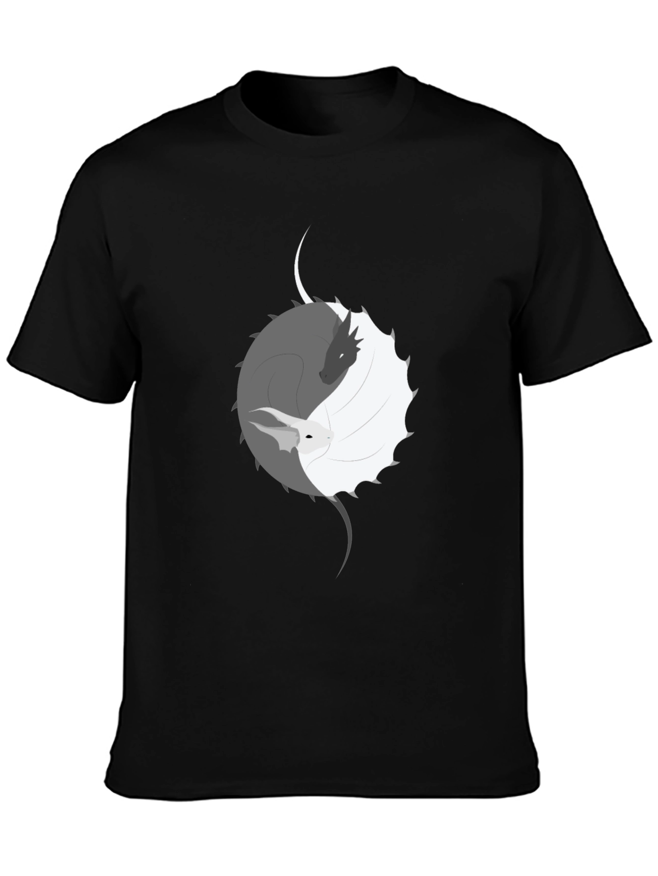 Yin Yang Dragon & Rabbit Graphic Tee
