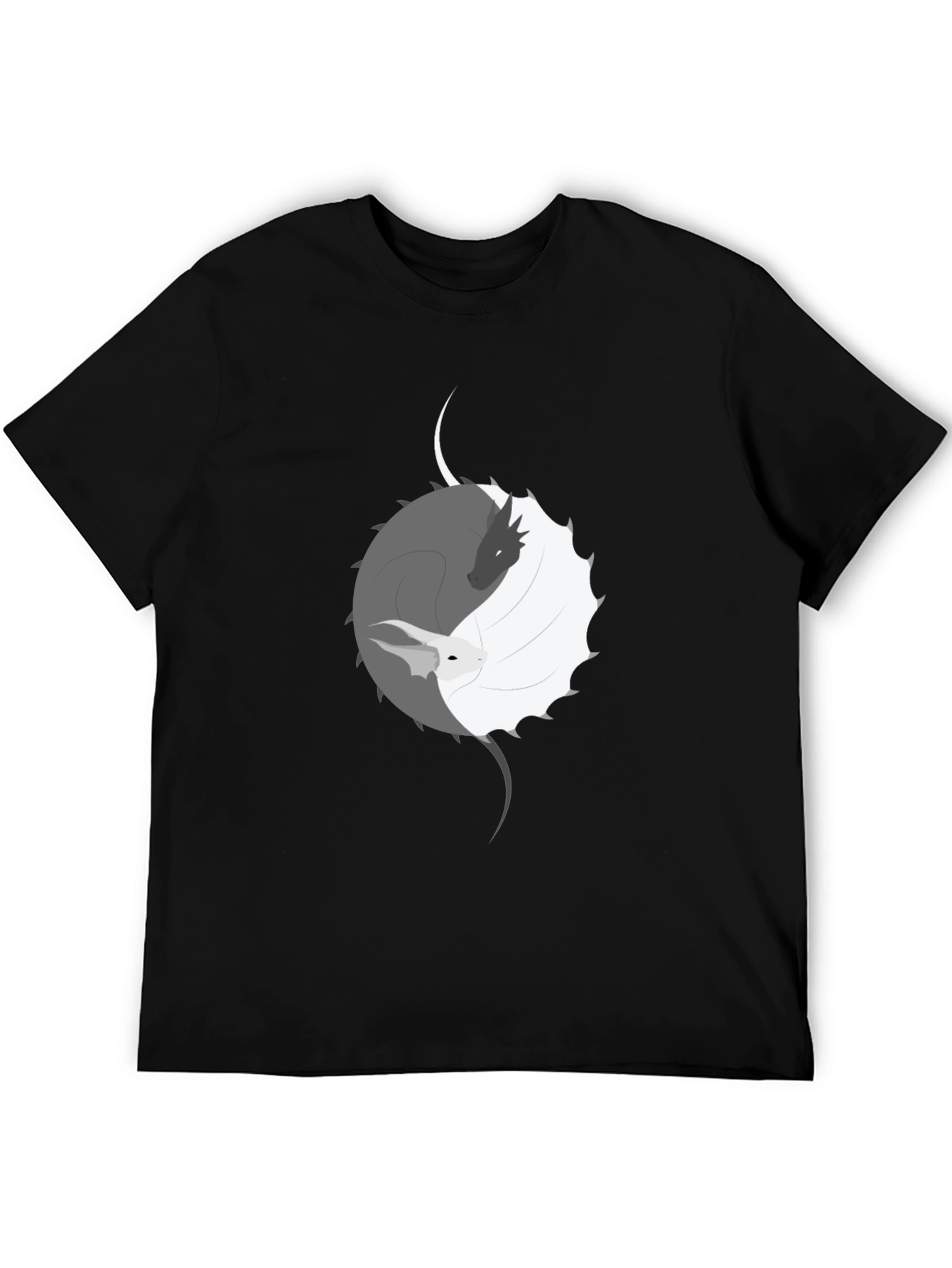 Yin Yang Dragon & Rabbit Graphic Tee