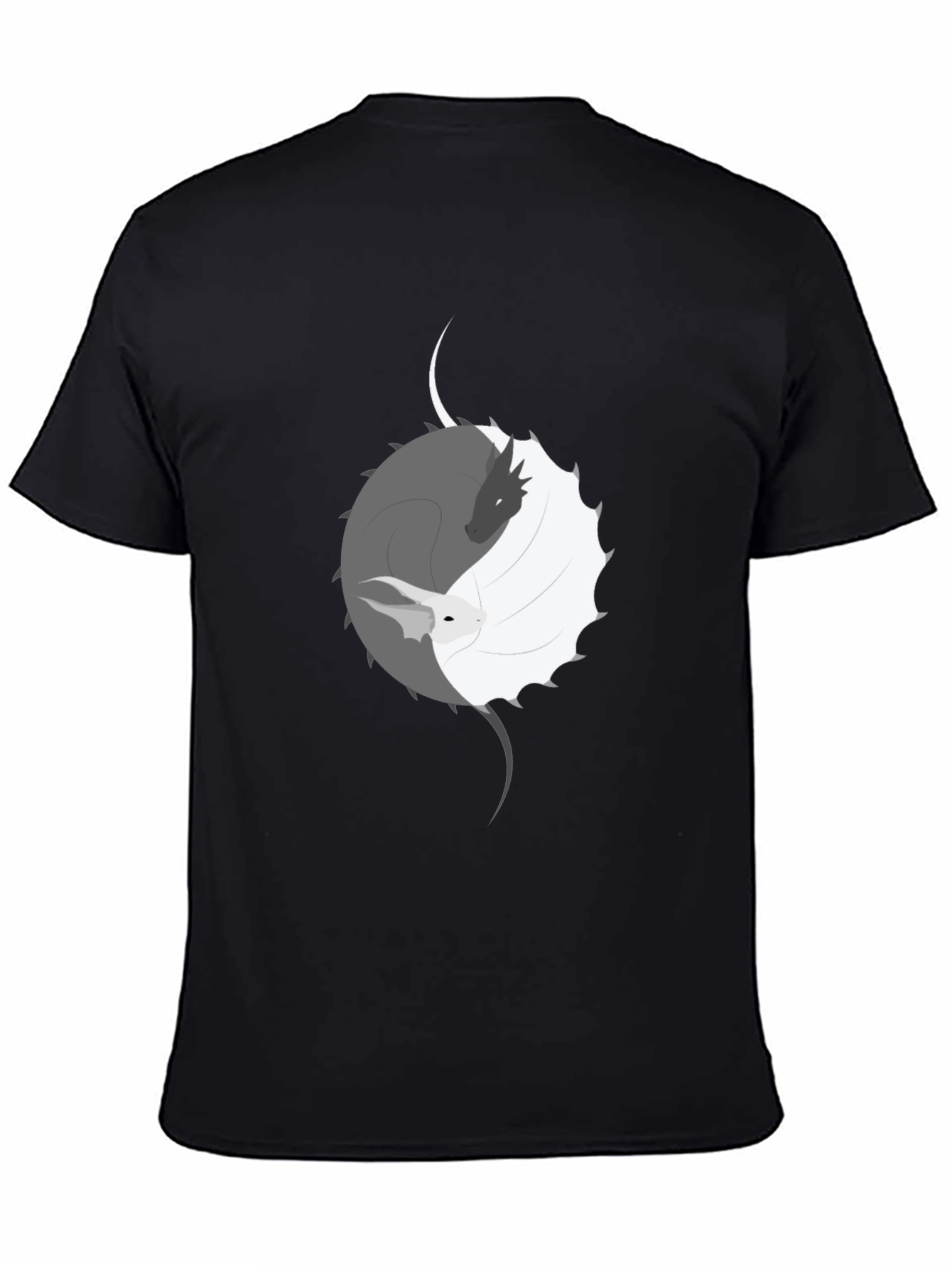Yin Yang Dragon & Rabbit Graphic Tee