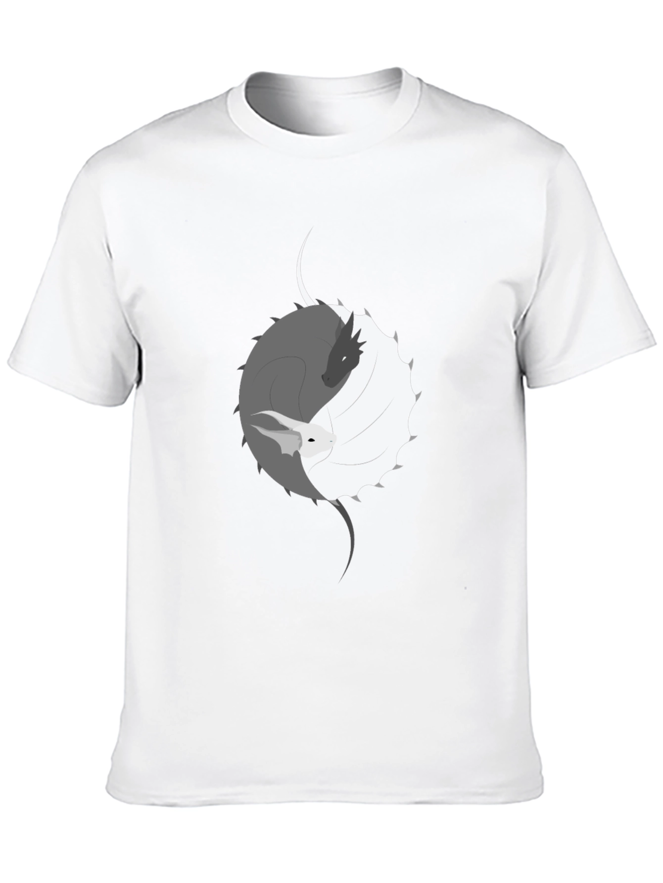Yin Yang Dragon & Rabbit Graphic Tee