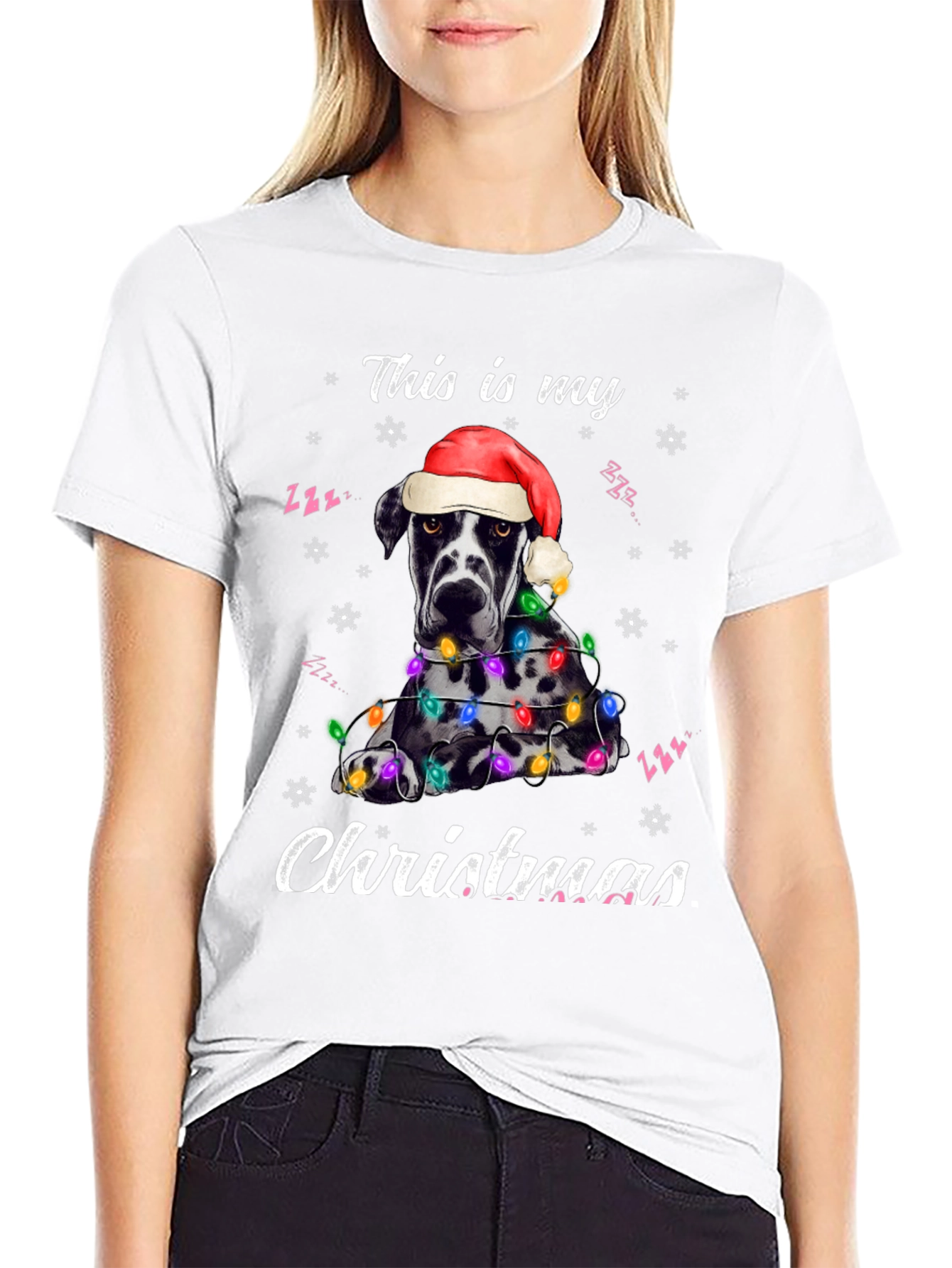 Dog Christmas T-Shirt - Holiday Apparel