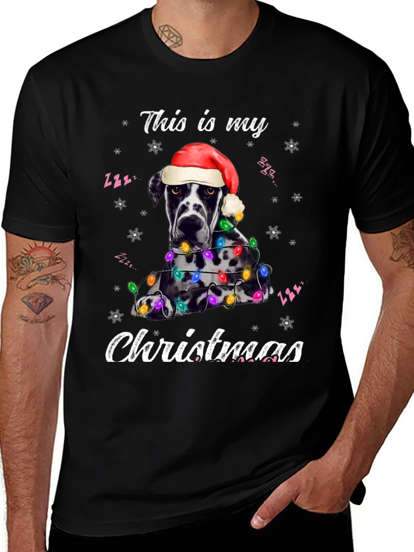 Dog Christmas T-Shirt - Holiday Apparel