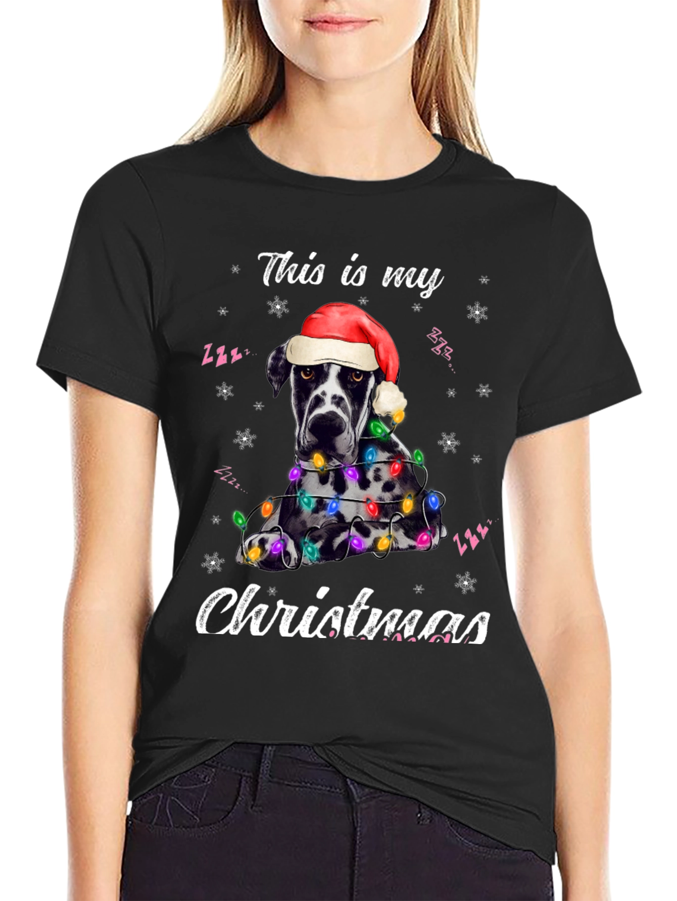 Dog Christmas T-Shirt - Holiday Apparel