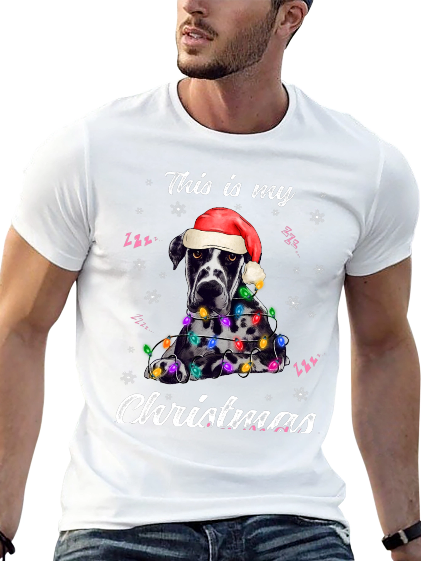 Dog Christmas T-Shirt - Holiday Apparel