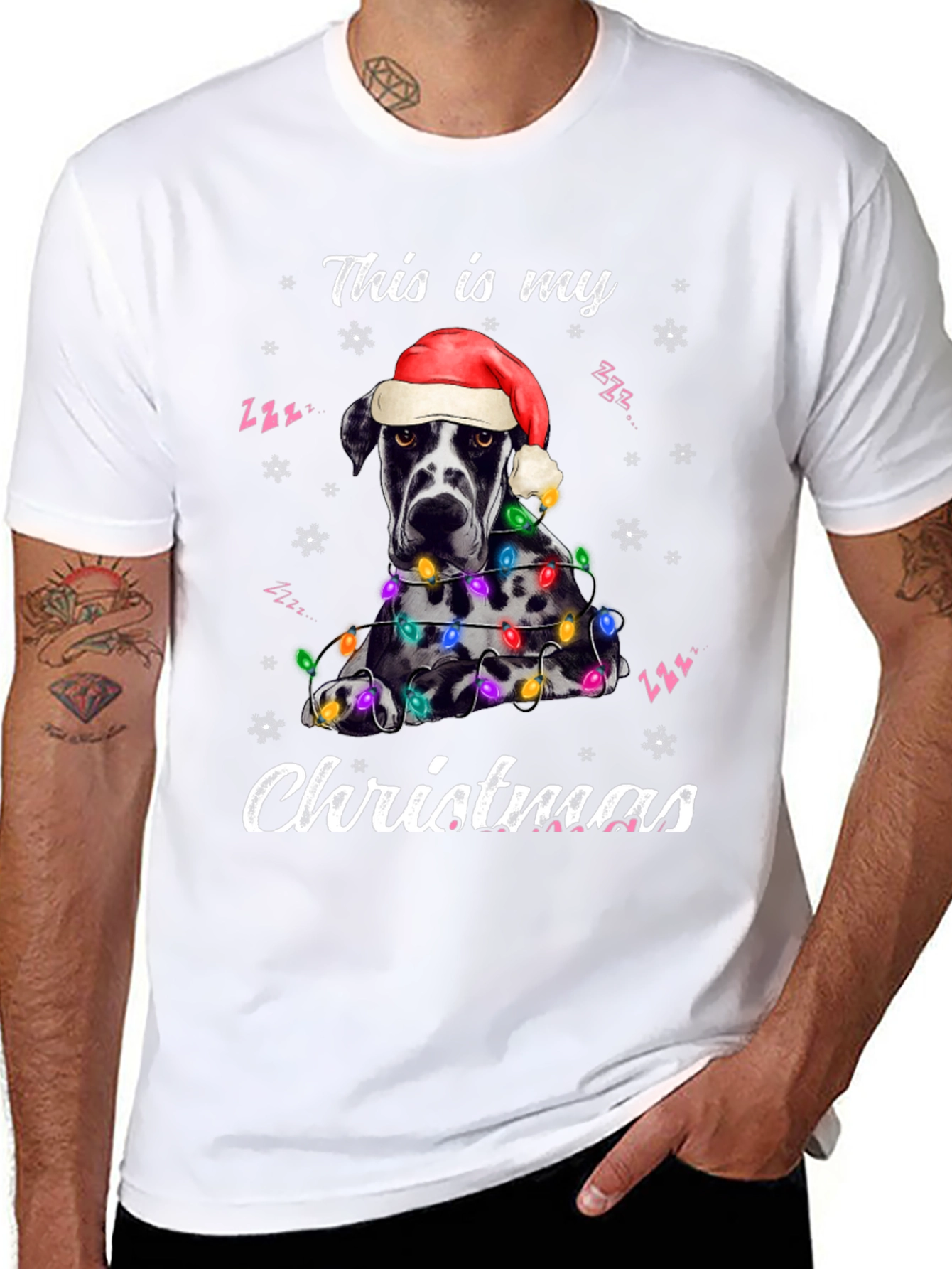Dog Christmas T-Shirt - Holiday Apparel
