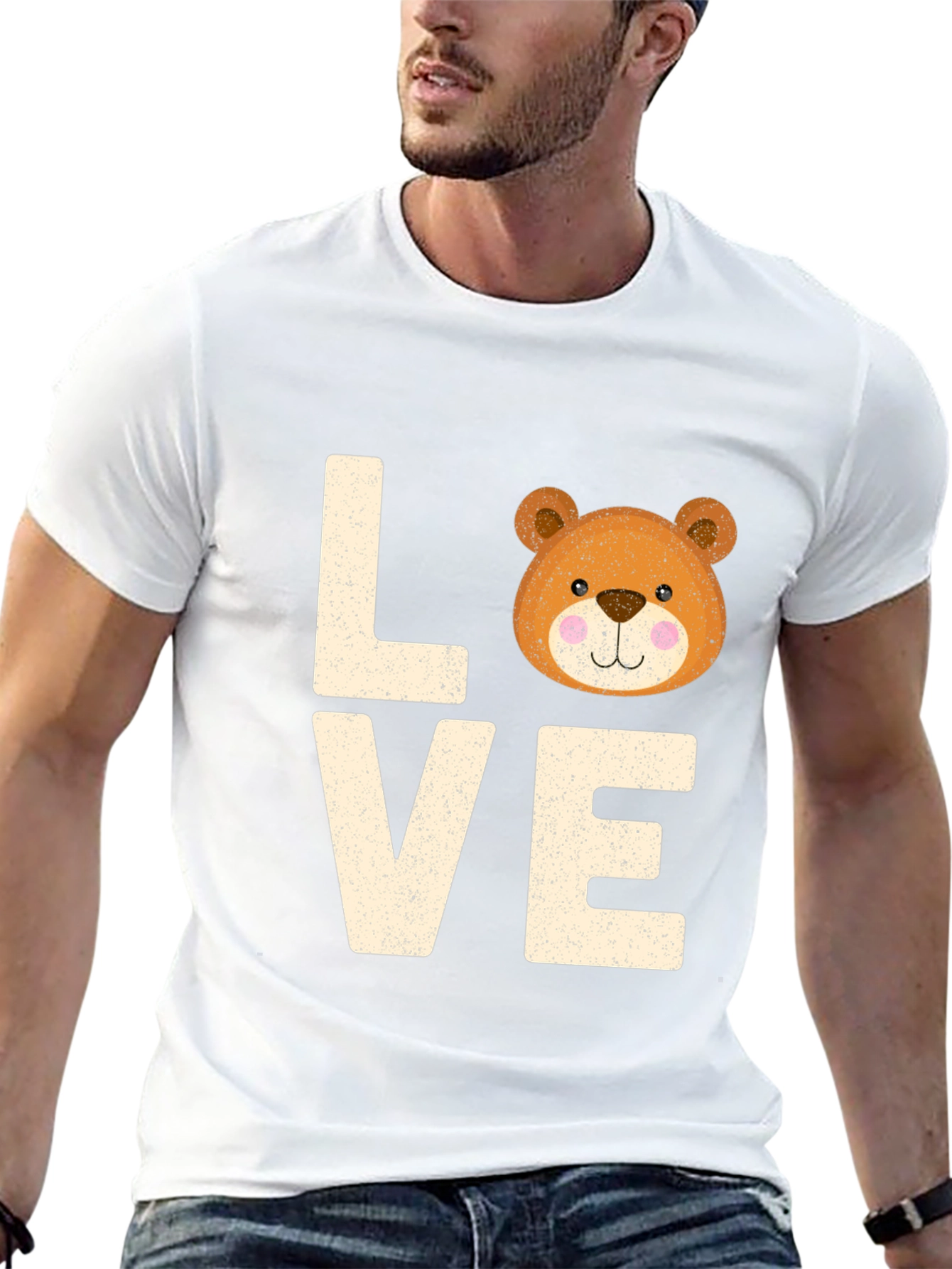 Love Bear Graphic Tee - Casual Comfort