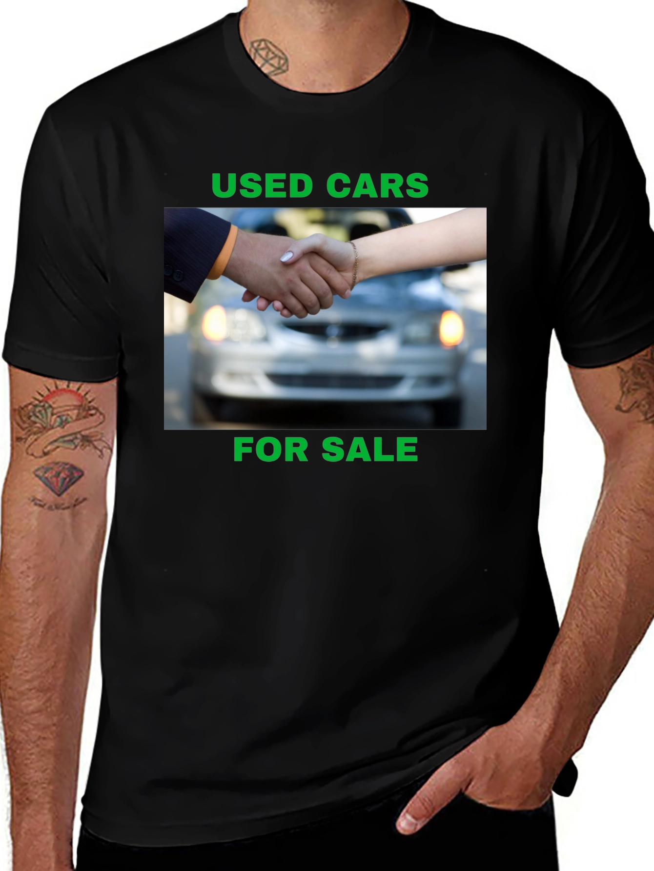 Used Cars For Sale Black T-Shirt