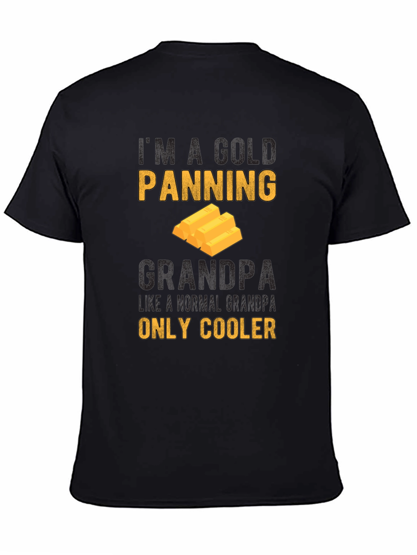 Gold Panning Grandpa T-Shirt - Cool Grandpa Gift