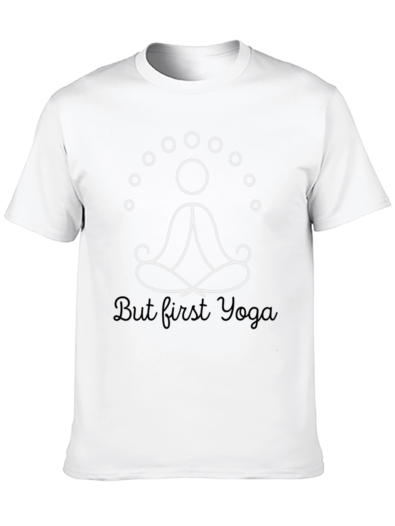 Yoga Meditation T-Shirt - But First Yoga Tee