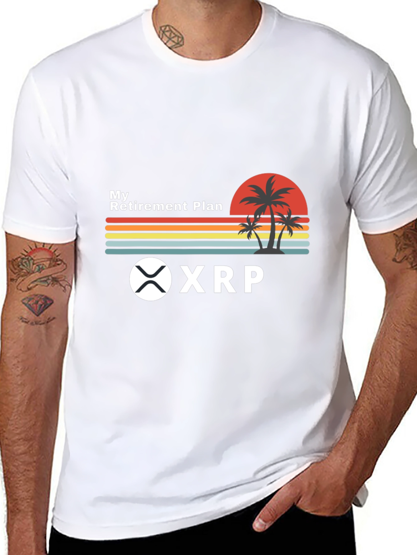 My Retirement Plan XRP Crypto Black T-Shirt