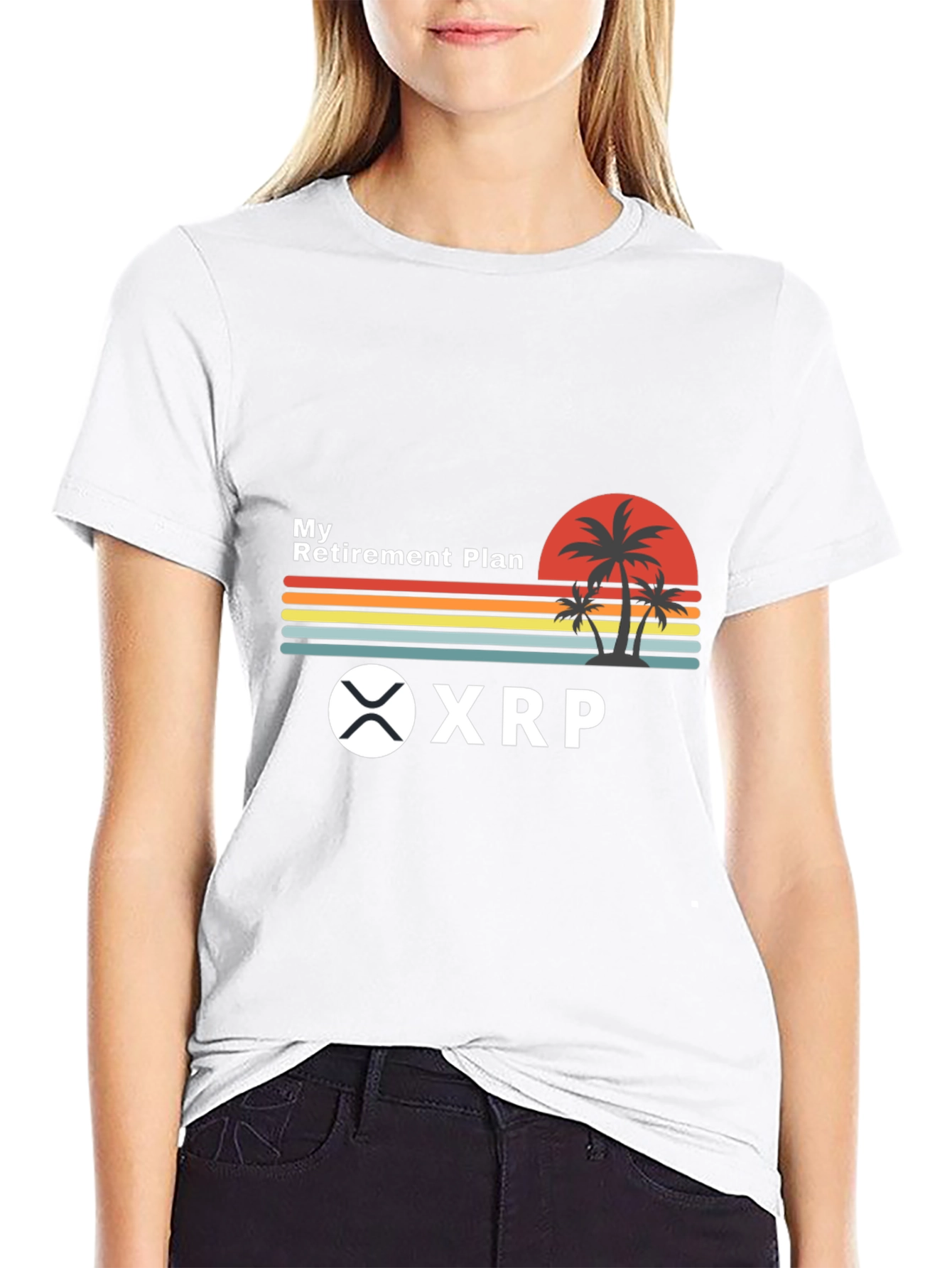 My Retirement Plan XRP Crypto Black T-Shirt