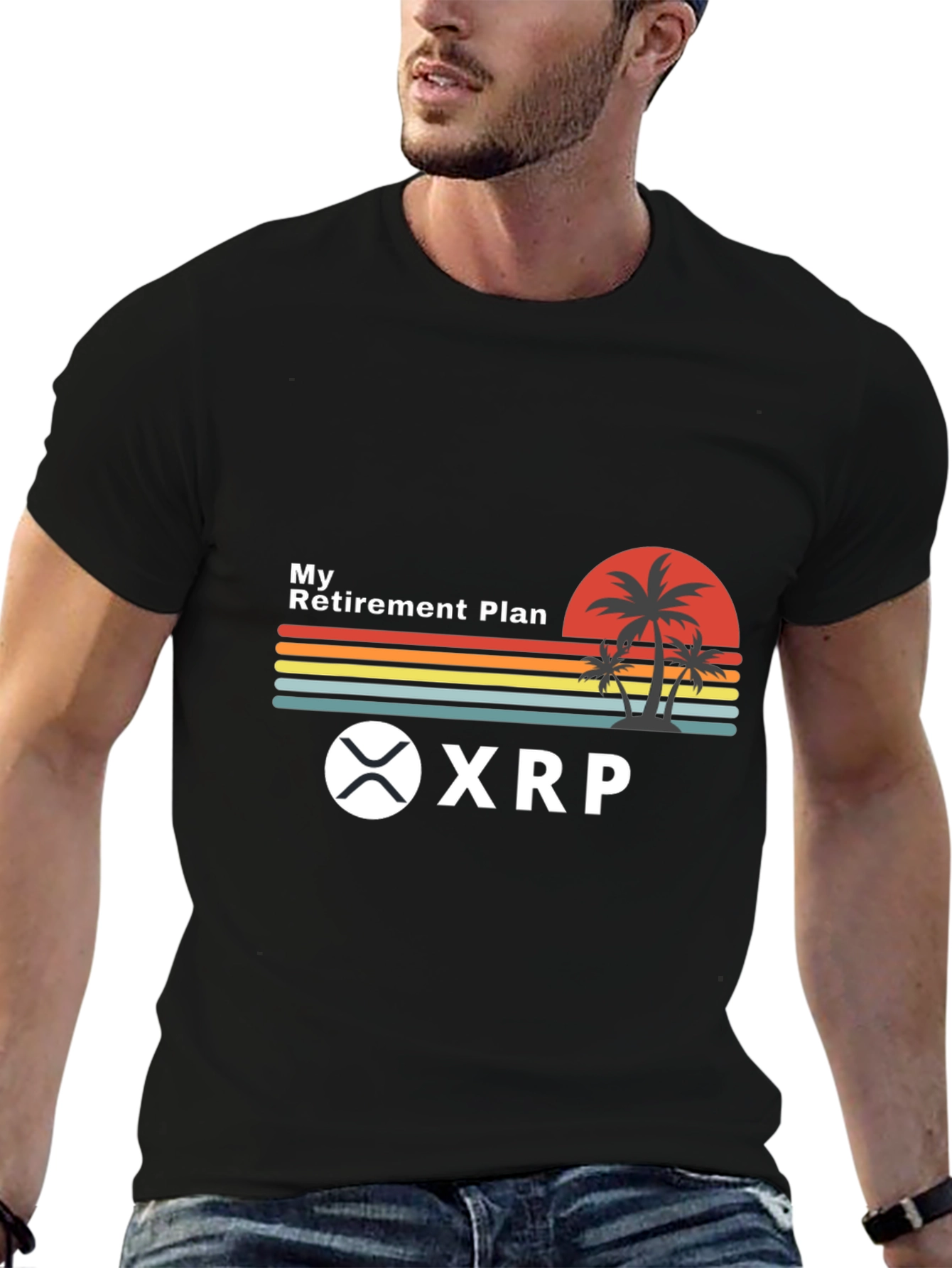My Retirement Plan XRP Crypto Black T-Shirt