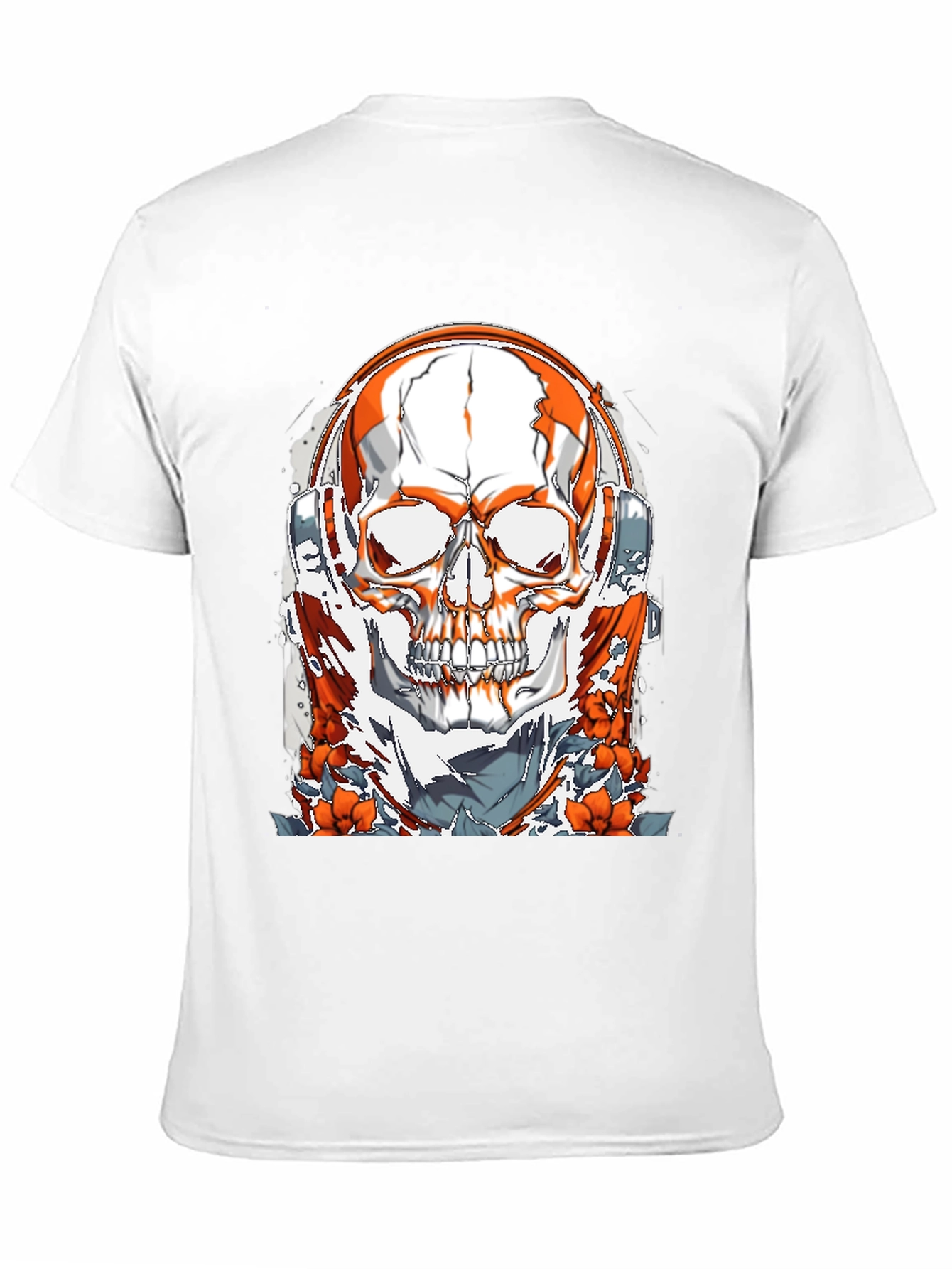 Skull & Headphones Graphic Tee - Unique Design