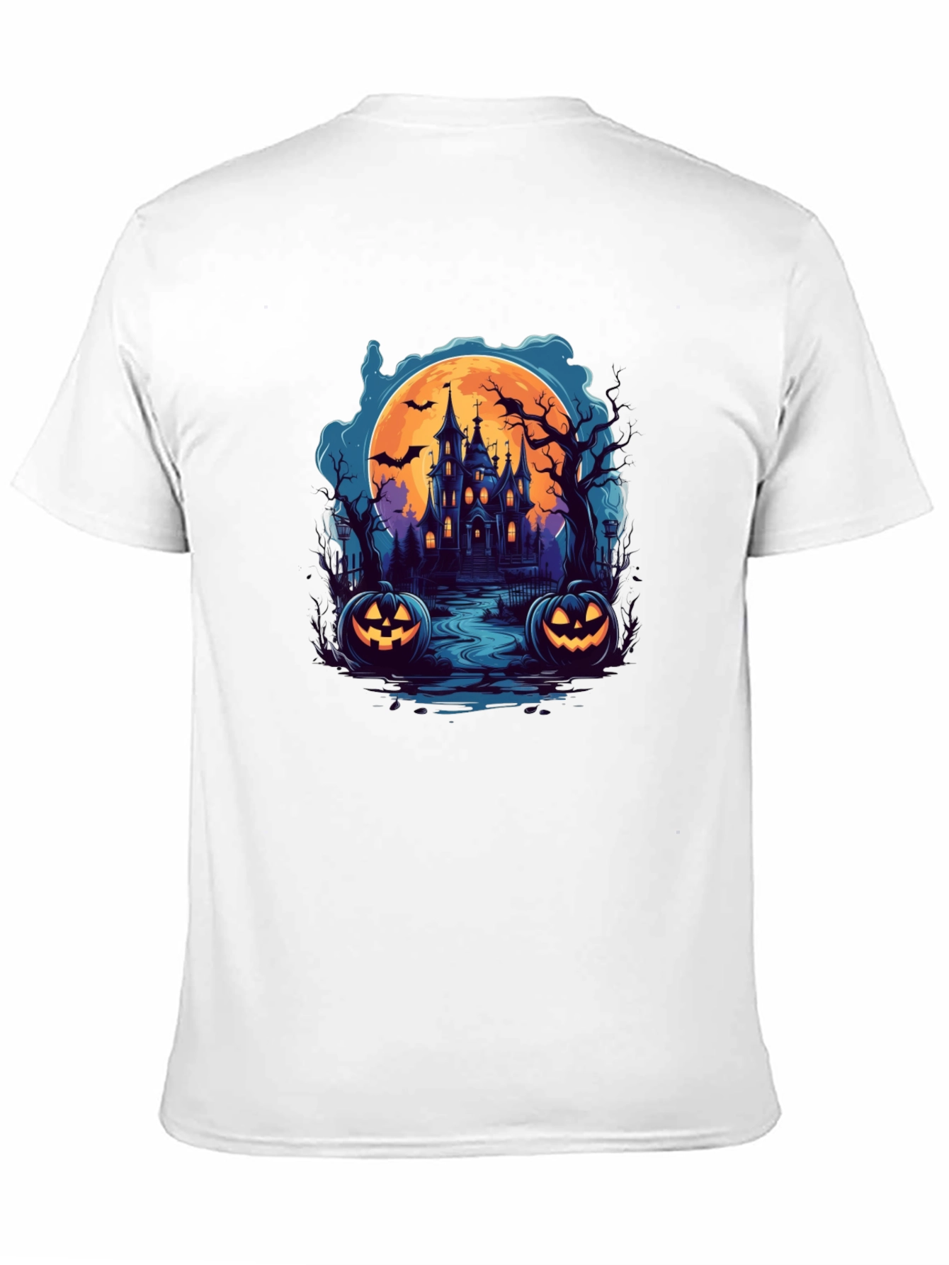Spooky Halloween Haunted House T-Shirt