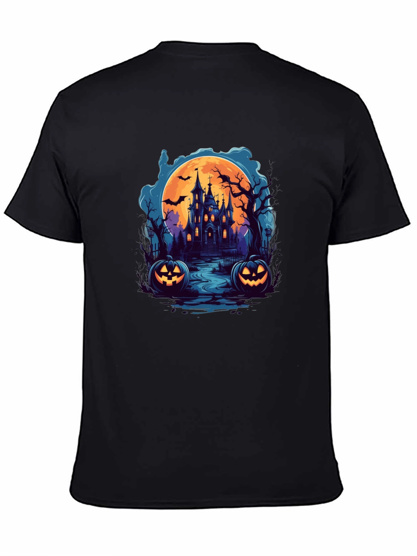 Spooky Halloween Haunted House T-Shirt