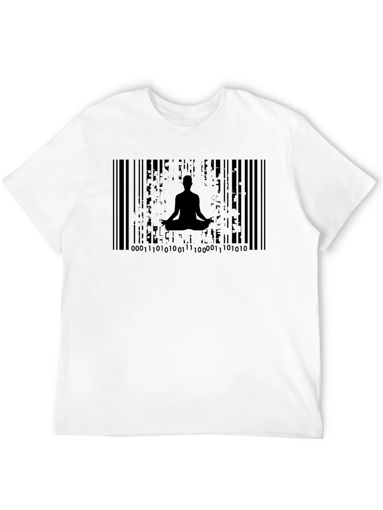 Zen Barcode T-Shirt - Meditate in Style!