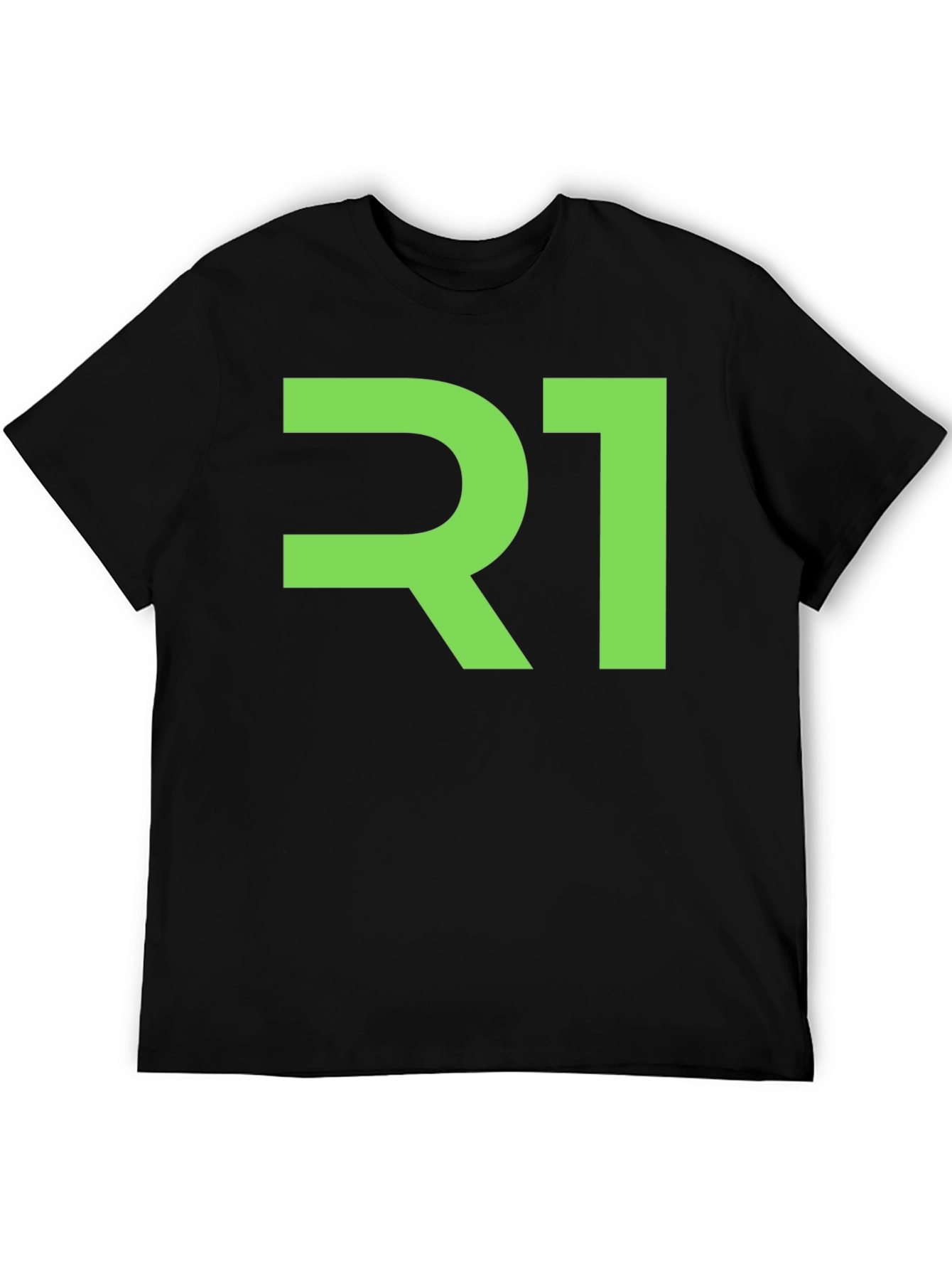 Modern R1 Graphic Tee - Black Cotton Blend