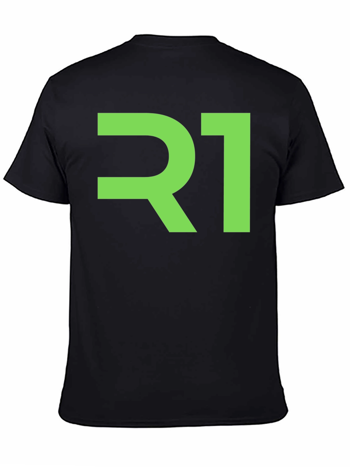 Modern R1 Graphic Tee - Black Cotton Blend