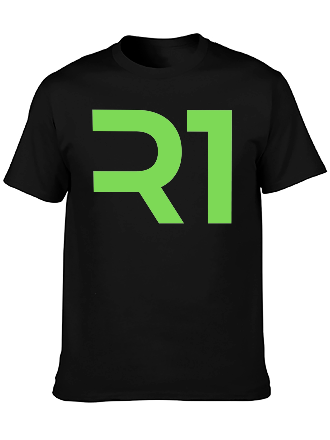 Modern R1 Graphic Tee - Black Cotton Blend