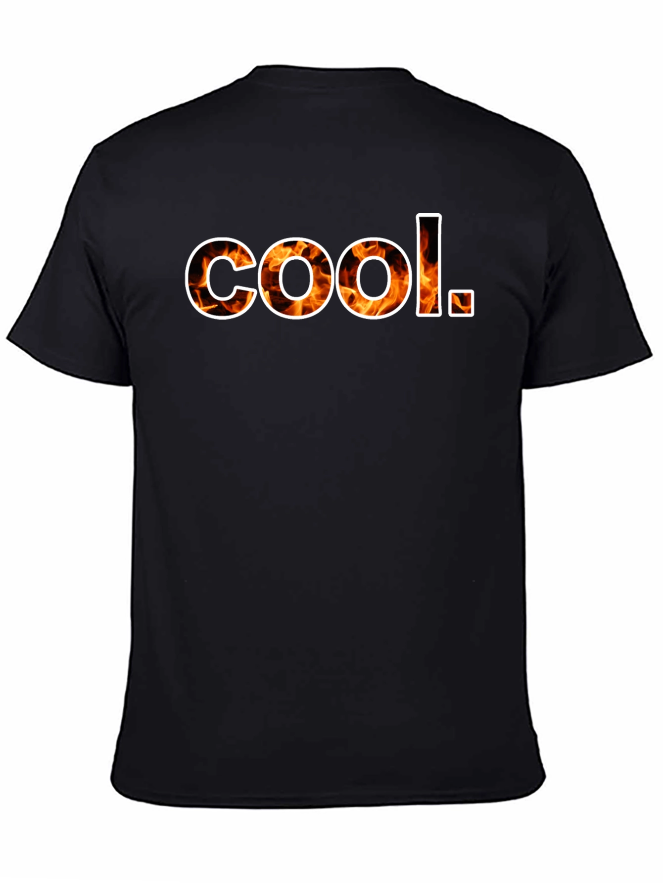 Cool Flame Graphic Mens T-Shirt