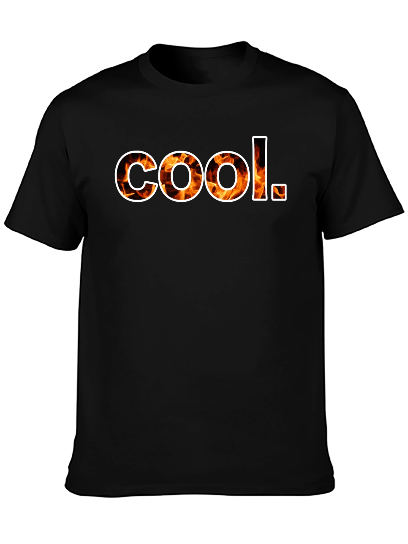 Cool Flame Graphic Mens T-Shirt