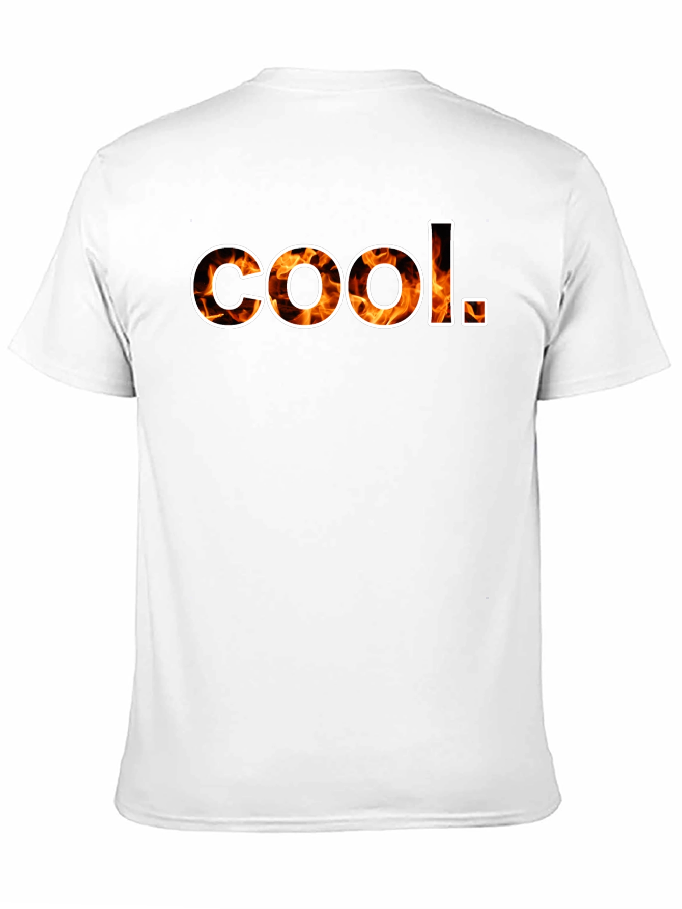 Cool Flame Graphic Mens T-Shirt