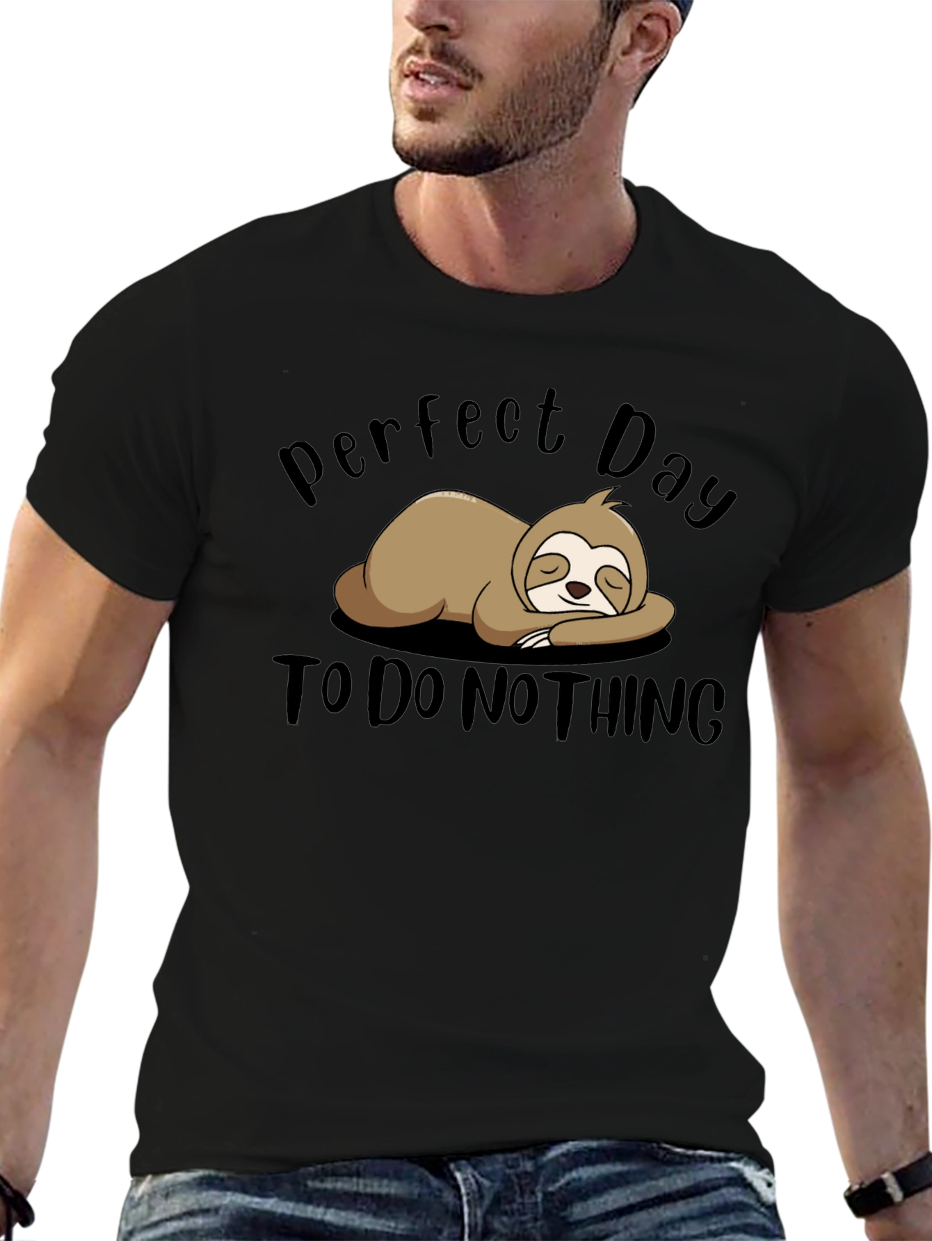 Perfect Day Sloth T-Shirt - Relaxed Comfort
