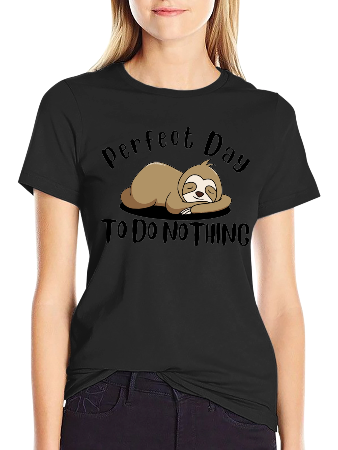 Perfect Day Sloth T-Shirt - Relaxed Comfort