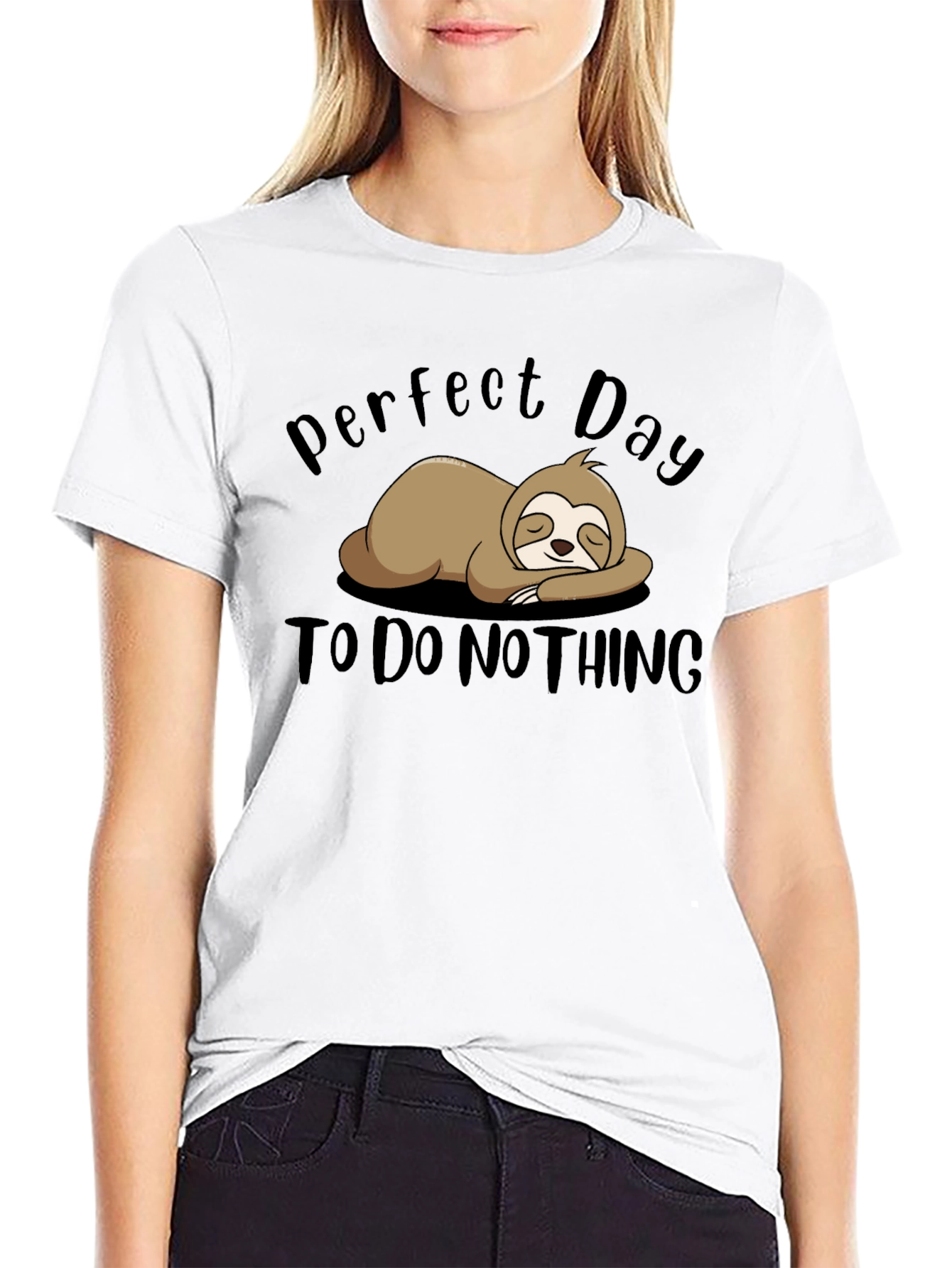Perfect Day Sloth T-Shirt - Relaxed Comfort