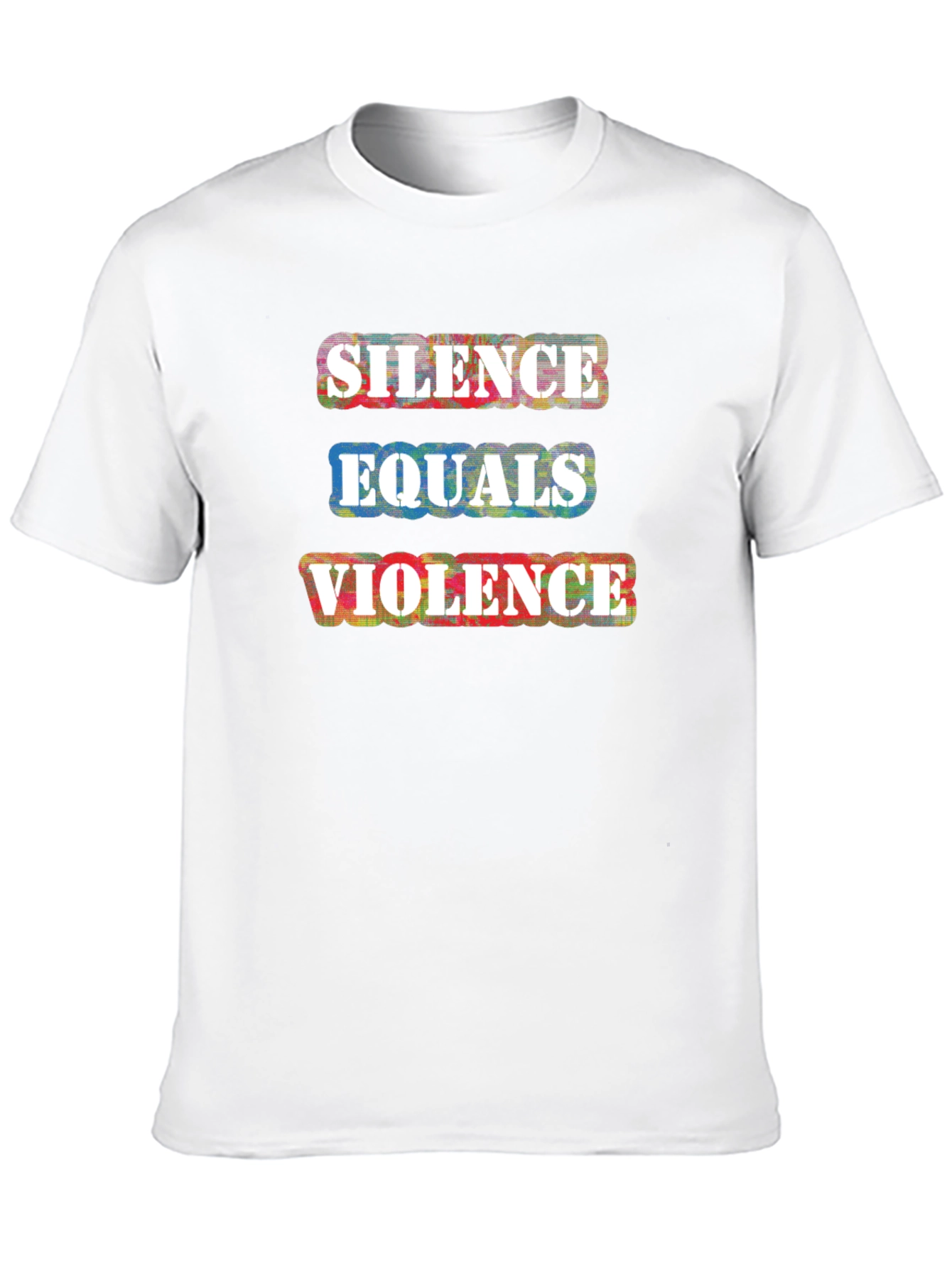 Silence Equals Violence Graphic Tee - Black