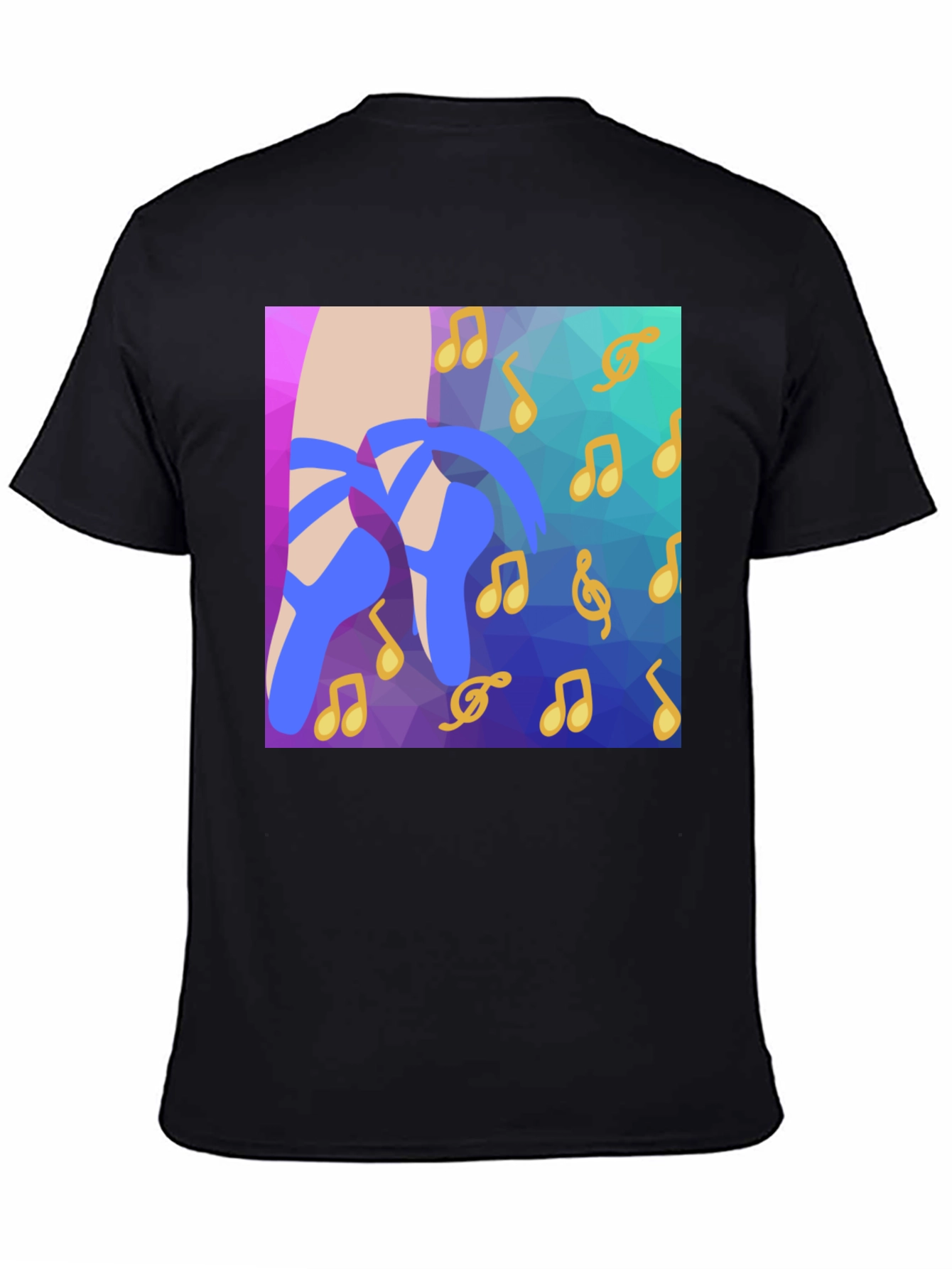 Musical Ballet Shoes Graphic Tee - Stylish & Unique