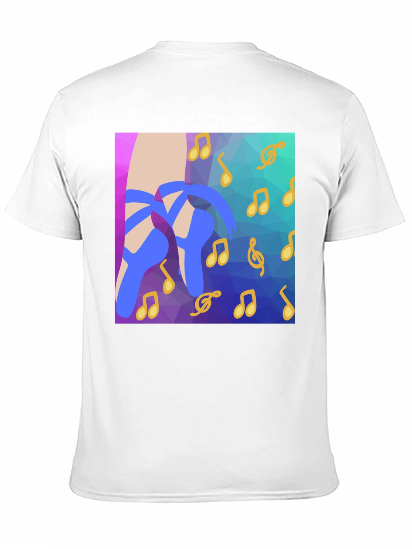 Musical Ballet Shoes Graphic Tee - Stylish & Unique