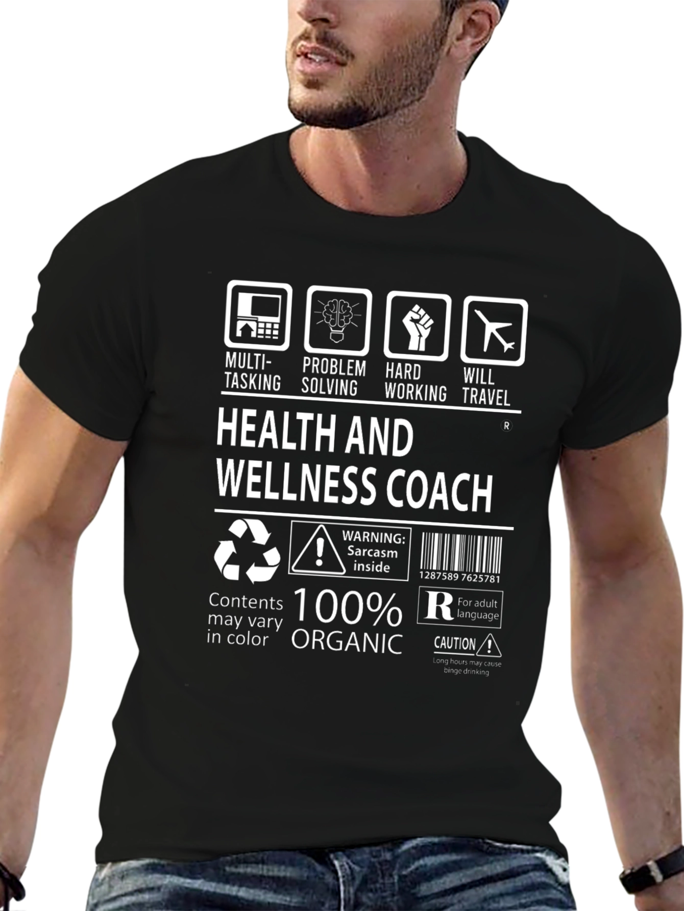 Health & Wellness Coach 100% Organic T-Shirt