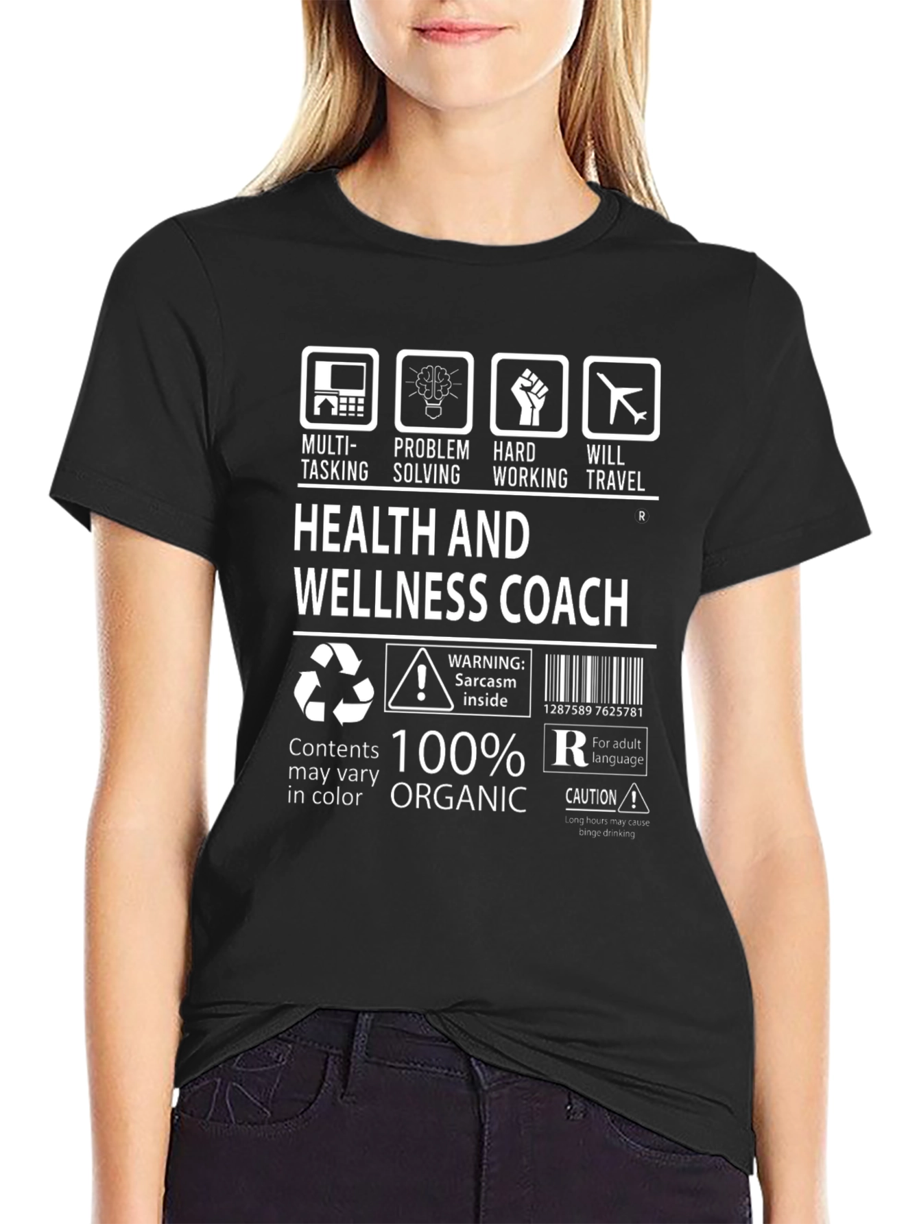 Health & Wellness Coach 100% Organic T-Shirt