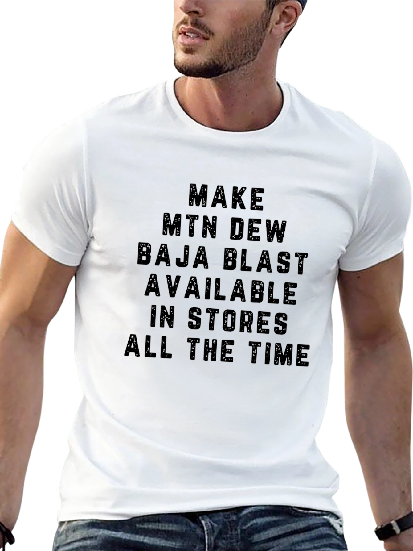 Make MTN Dew Baja Blast Available T-Shirt