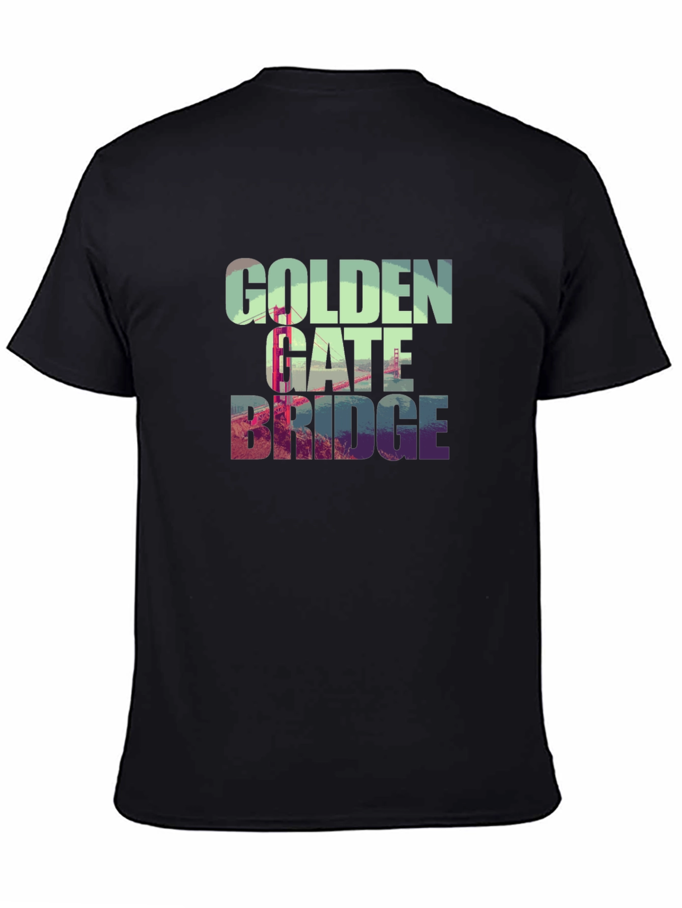Golden Gate Bridge Graphic Tee - Black T-Shirt