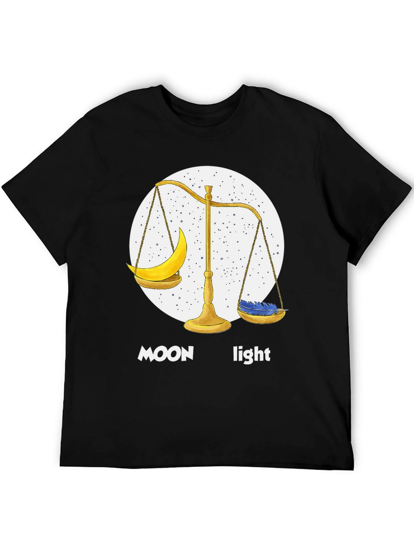 Moonlight Balance T-Shirt - Unique Graphic Tee