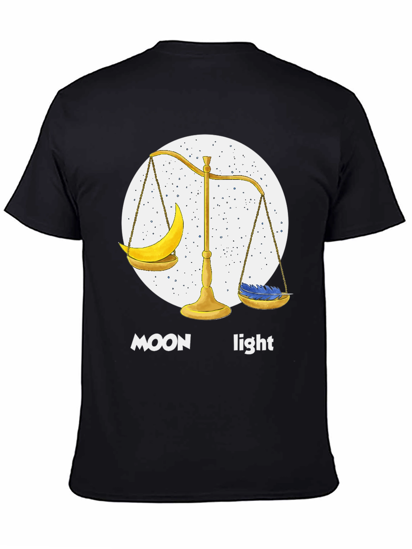 Moonlight Balance T-Shirt - Unique Graphic Tee