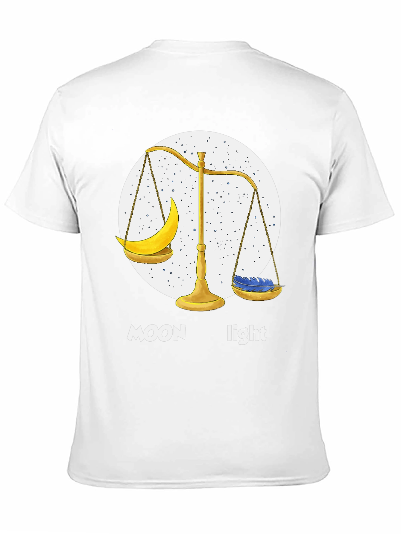 Moonlight Balance T-Shirt - Unique Graphic Tee