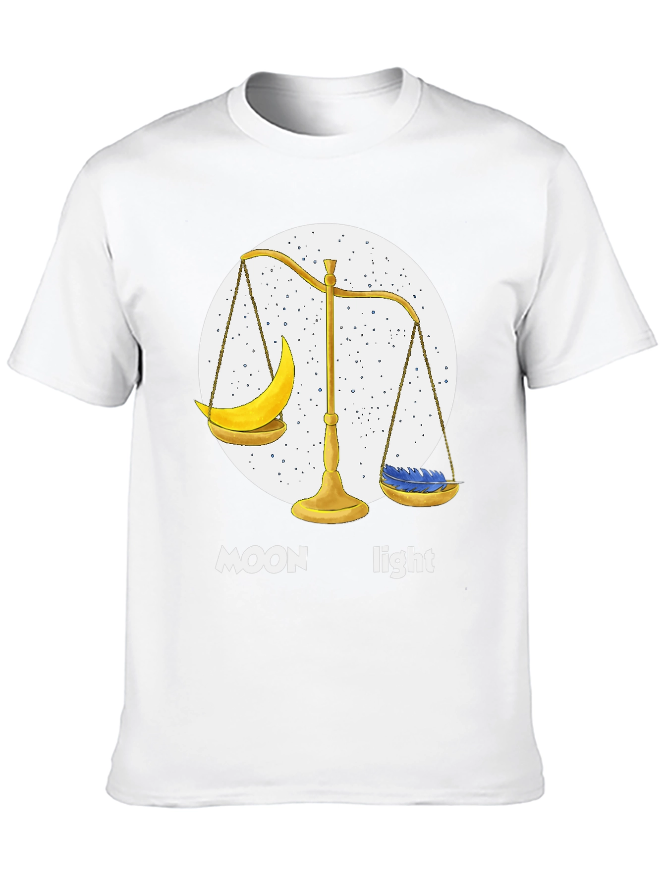 Moonlight Balance T-Shirt - Unique Graphic Tee