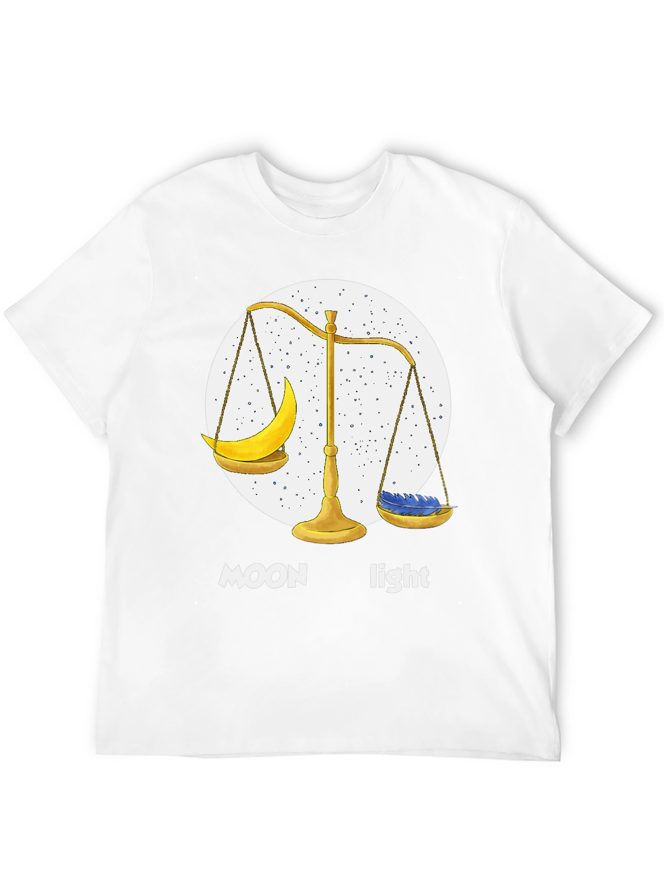 Moonlight Balance T-Shirt - Unique Graphic Tee