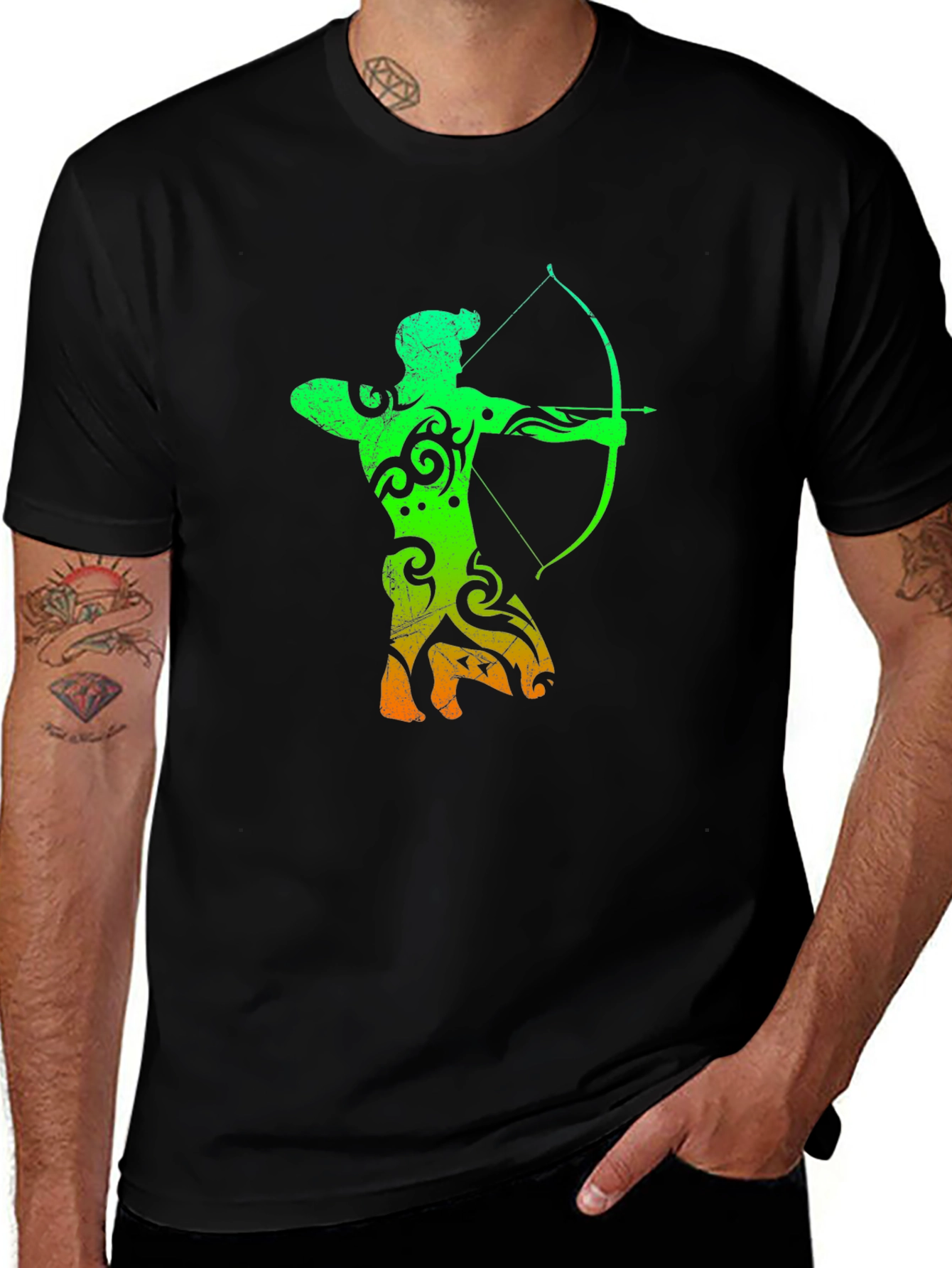 Archery Silhouette Graphic T-Shirt