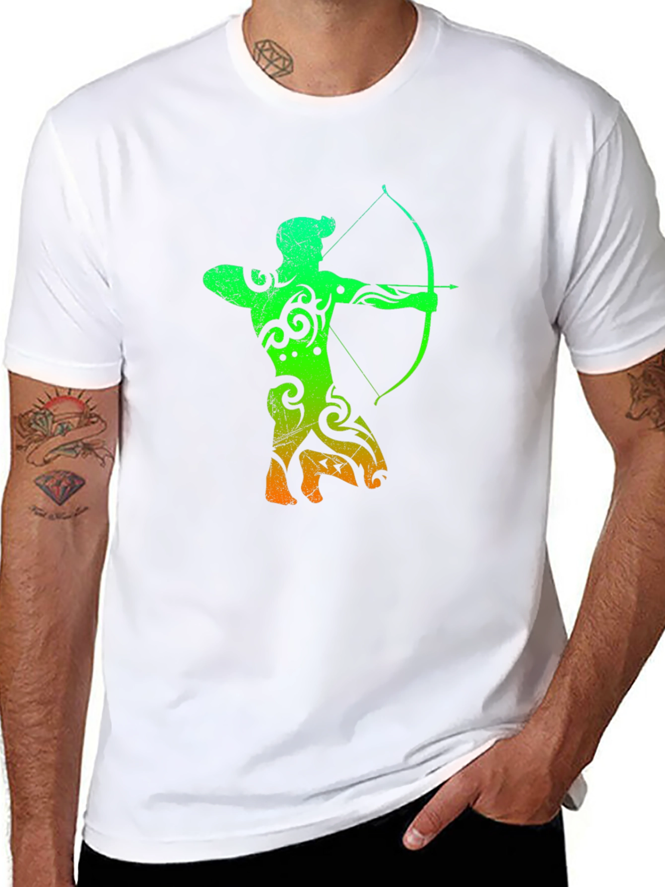 Archery Silhouette Graphic T-Shirt