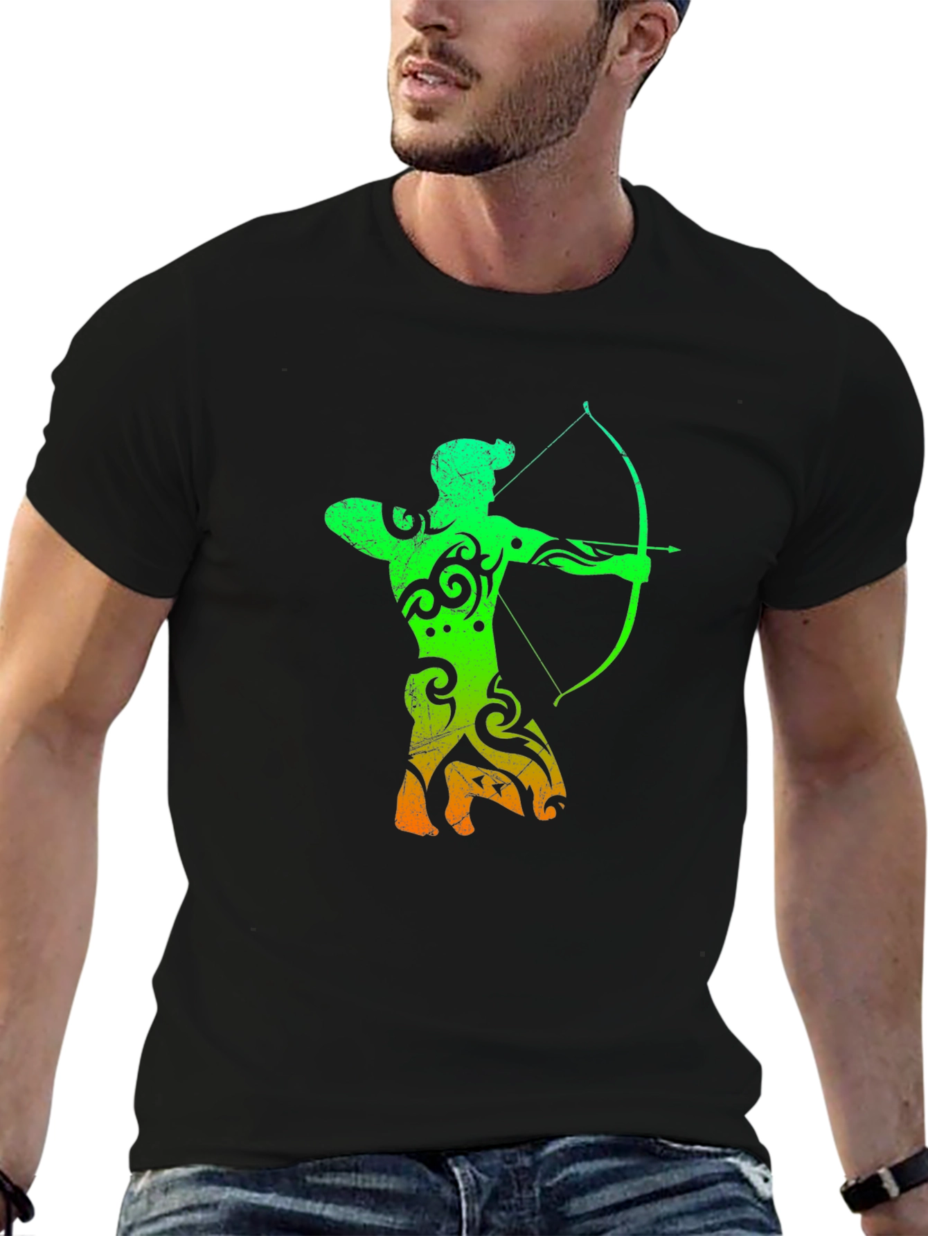 Archery Silhouette Graphic T-Shirt