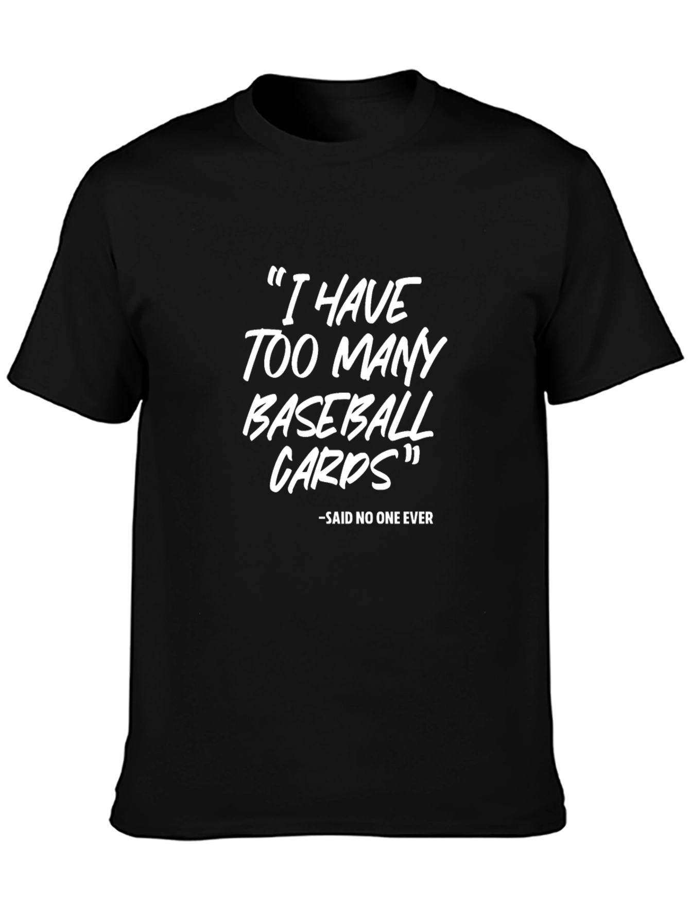 Funny Baseball Card Collector T-Shirt