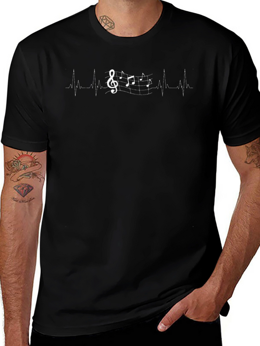 Music Heartbeat T-Shirt - Musicians Style